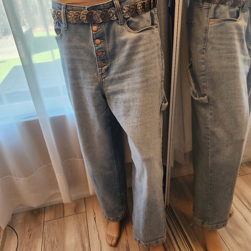 Wide leg Carpenter denim pants
